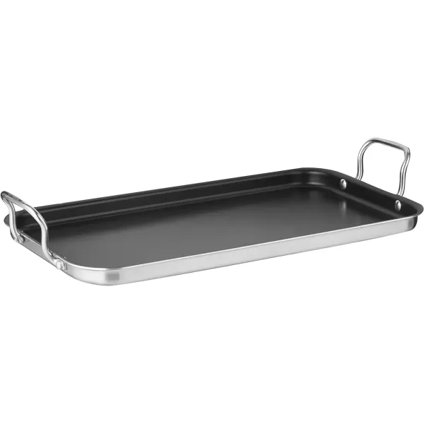 imageCuisinart Griddle Skillet Nonstick Double Burner 10x18Inch MCP4525NSP1NonStick Double Burner Griddle