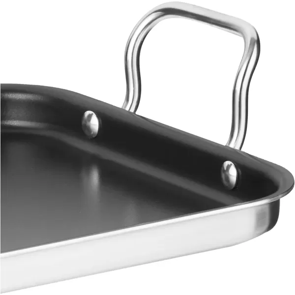 imageCuisinart Griddle Skillet Nonstick Double Burner 10x18Inch MCP4525NSP1NonStick Double Burner Griddle