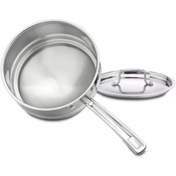 imageCuisinart MCP11120N MultiClad Pro Stainless Skillet 20cm Universal Double Boiler wCoverUniversal Double Boiler wCover