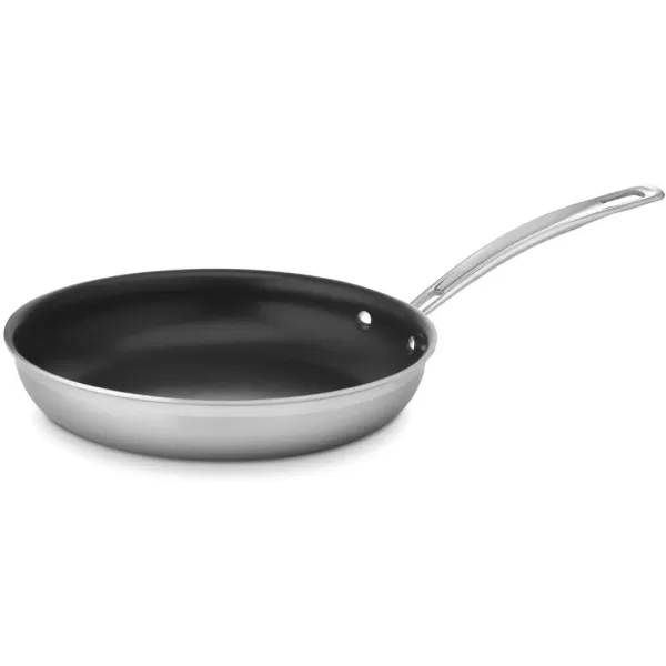 imageCuisinart MCP2224N MultiClad Pro Triple Ply 10Inch Open SkilletNonstick Open Skillet