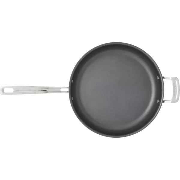imageCuisinart MCP2224N MultiClad Pro Triple Ply 10Inch Open SkilletNonstick Skillet wHelper