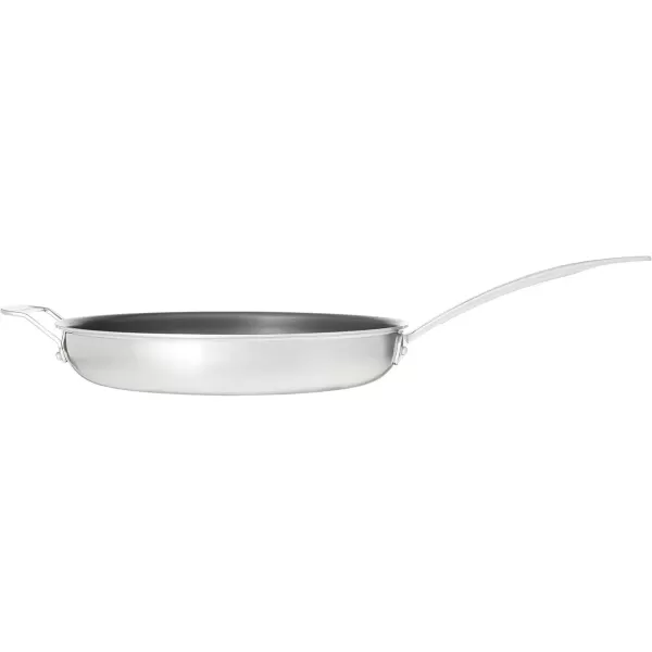 imageCuisinart MCP2224N MultiClad Pro Triple Ply 10Inch Open SkilletNonstick Skillet wHelper
