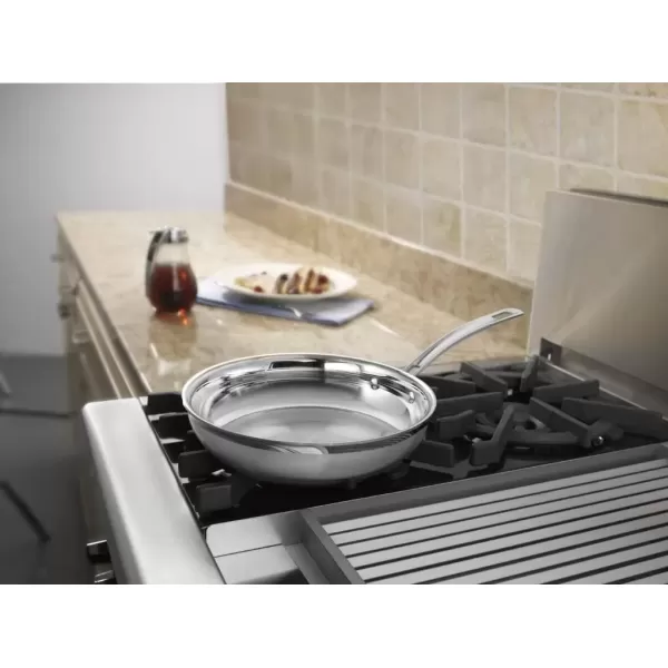 imageCuisinart MCP2224N MultiClad Pro Triple Ply 10Inch Open SkilletOpen Skillet