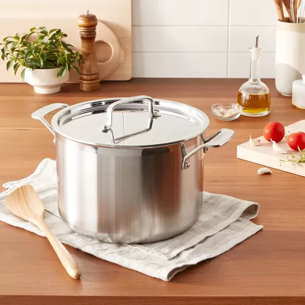 imageCuisinart MCP6624N MultiClad Pro Triple Ply 8Quart Skillet Stockpot wCoverStockpot wCover