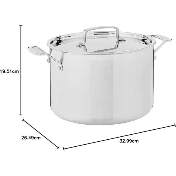 imageCuisinart MCP6624N MultiClad Pro Triple Ply 8Quart Skillet Stockpot wCoverStockpot wCover