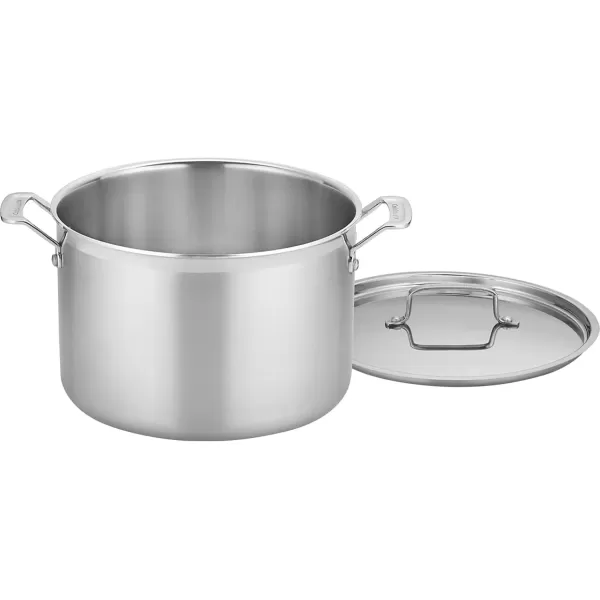 imageCuisinart MCP6628N MultiClad Pro Stainless 12Quart Skillet Stockpot wCover