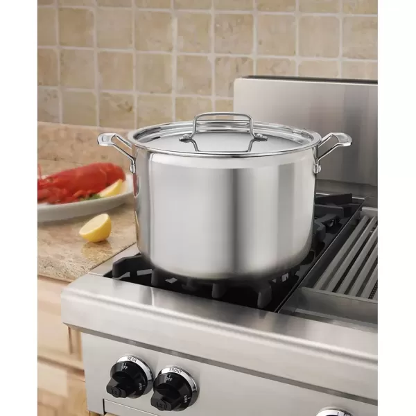 imageCuisinart MCP6628N MultiClad Pro Stainless 12Quart Skillet Stockpot wCover