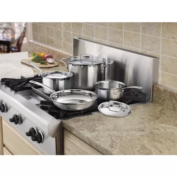 imageCuisinart MCP7NP1 Multiclad Pro Triple Ply 7Piece Cookware Set Skillet