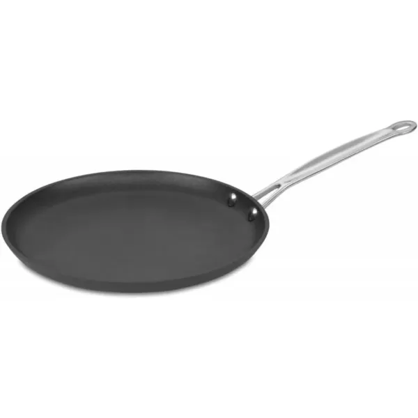 imageCuisinart 10Inch Crepe Pan Chefs Classic Nonstick Hard Anodized Black 62324Black