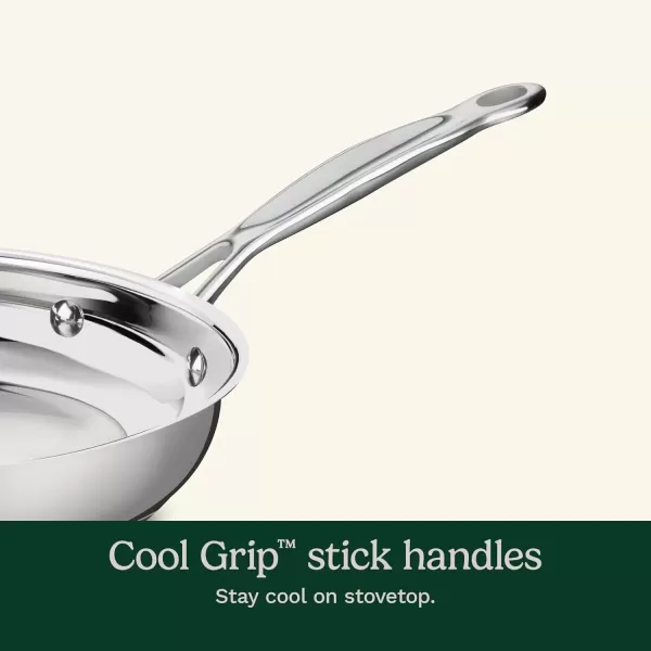 imageCuisinart 11Piece Cookware Set Chefs Classic Stainless Steel Collection 7711G