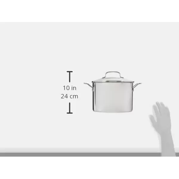 imageCuisinart 11Piece Cookware Set Chefs Classic Stainless Steel Collection 7711G