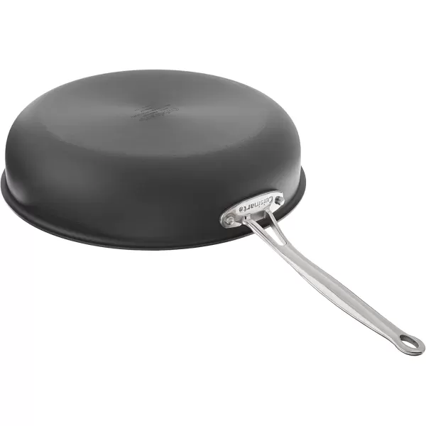 imageCuisinart 12Inch Deep Fry Pan wCover Chefs Classic Nonstick Hard Anodized Collection 62230DFP1Deep Fry Pan wCover