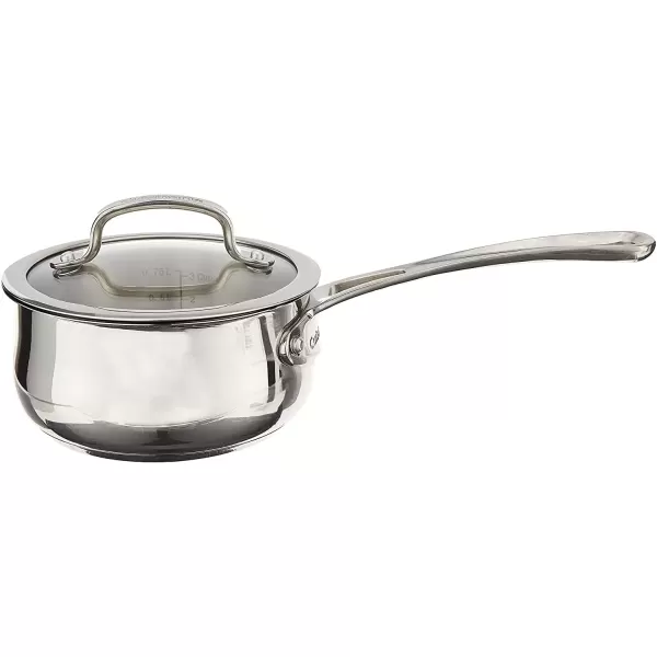 imageCuisinart 41918P 2Quart Pour Saucepan with Cover Contour Cookware Stainless SteelSilver