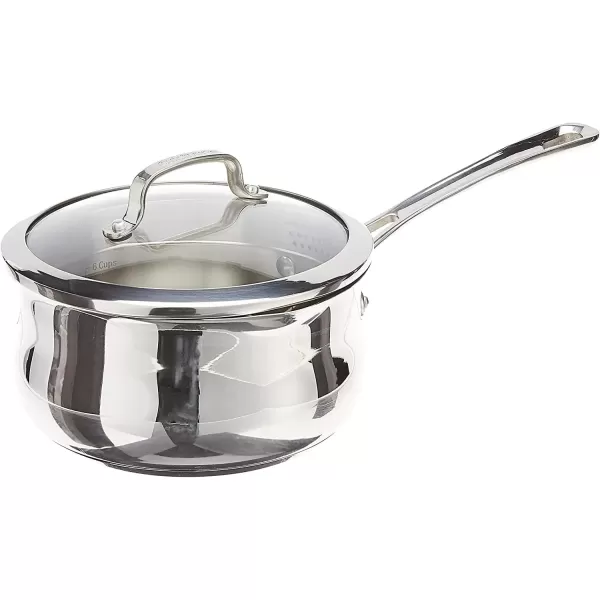 imageCuisinart 41918P 2Quart Pour Saucepan with Cover Contour Cookware Stainless SteelStainless Steel