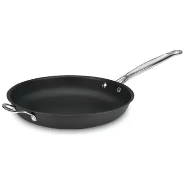 imageCuisinart 62224 Chefs Classic 10Inch NonstickHardAnodized Open SkilletNonStick Hard Anodized