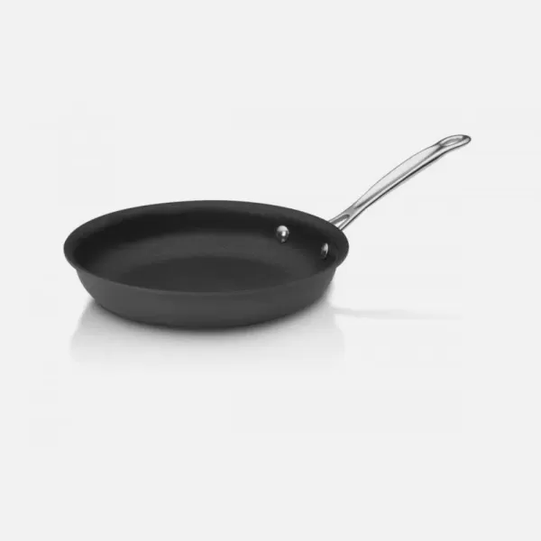 imageCuisinart 62236H Chefs Classic Nonstick HardAnodized 14Inch Open Skillet with Helper Handle BlackOpen Skillet
