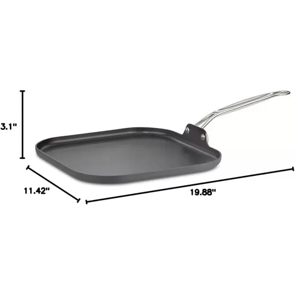 imageCuisinart 63020 Chefs Classic 11Inch Square Griddle NonstickHardAnodizedSquare Griddle