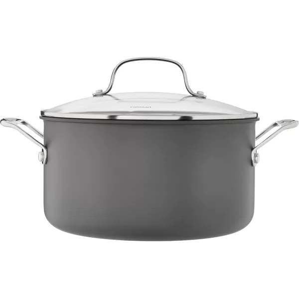 imageCuisinart 64424 Chefs Classic 6Quart NonstickHardAnodized Stockpot wCoverStockpot wCover