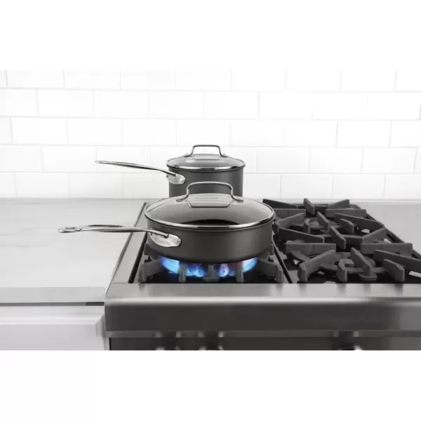 imageCuisinart 6610 Chefs Classic 10Piece Cookware Set NonstickHardAnodized13 Piece