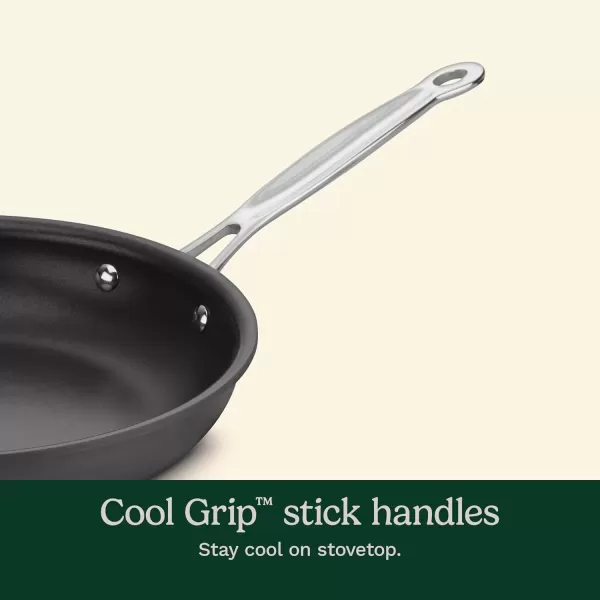 imageCuisinart 6610 Chefs Classic 10Piece Cookware Set NonstickHardAnodized17Piece