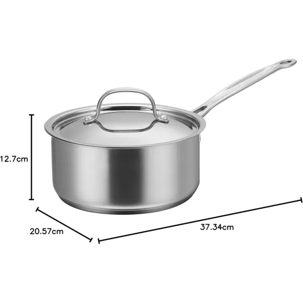 imageCuisinart 71918 Chefs Classic Stainless 2Quart Saucepan with Cover2Quart
