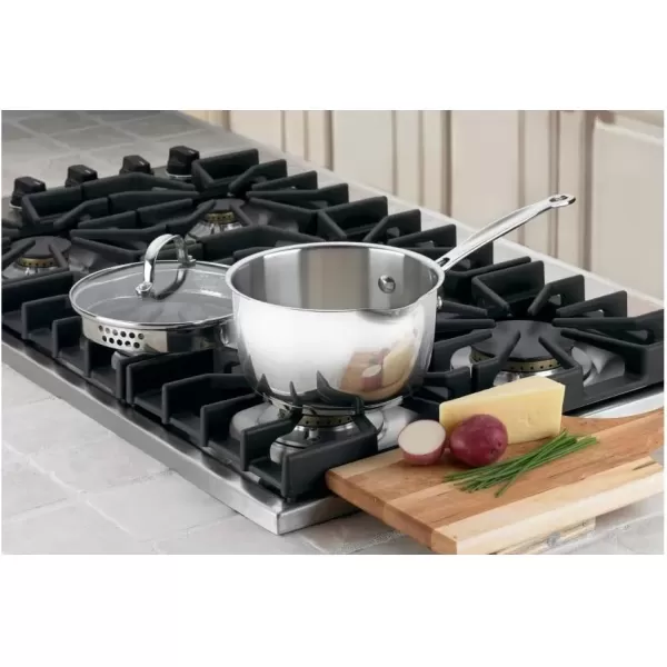imageCuisinart 71918P Chefs Classic Stainless 2Quart Saucepan with CoverSilver2Quart