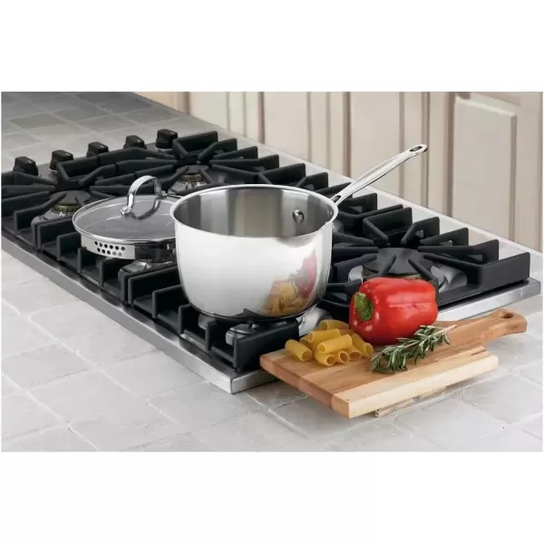 imageCuisinart 719320P Chefs Classic Stainless 3Quart Cook and Pour Saucepan with Cover3Quart