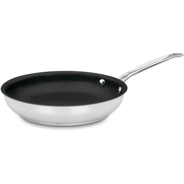 imageCuisinart 72218NS Chefs Classic Stainless Nonstick 7Inch Open Skillet SilverBlack