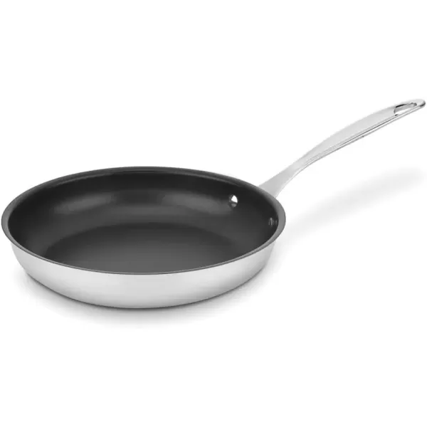 imageCuisinart 72218NS Chefs Classic Stainless Nonstick 7Inch Open Skillet SilverStainless Steel