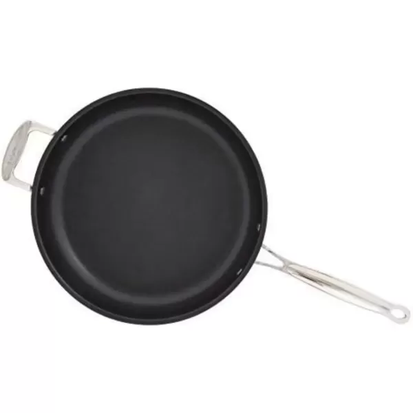 imageCuisinart 72218NS Chefs Classic Stainless Nonstick 7Inch Open Skillet SilverStainless Steel