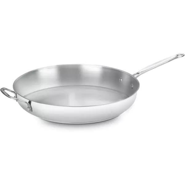 imageCuisinart 72236H Chefs Classic 14Inch Helper Handle Skillet Stainless Steel14Inch