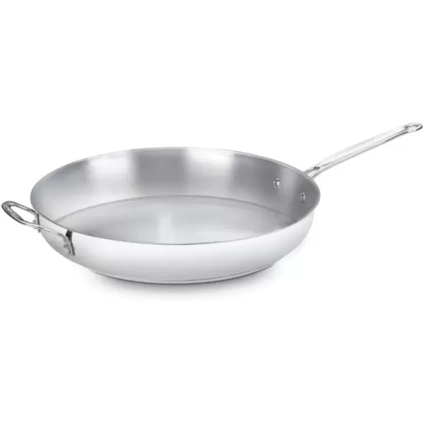 imageCuisinart 72236H Chefs Classic 14Inch Helper Handle Skillet Stainless Steel14Inch