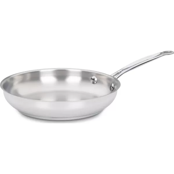 imageCuisinart 72236H Chefs Classic 14Inch Helper Handle Skillet Stainless Steel9Inch