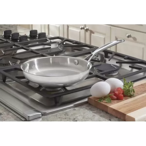 imageCuisinart 72236H Chefs Classic 14Inch Helper Handle Skillet Stainless SteelStainless Steel