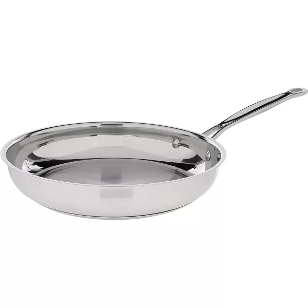 imageCuisinart 72236H Chefs Classic 14Inch Helper Handle Skillet Stainless SteelStainless Steel