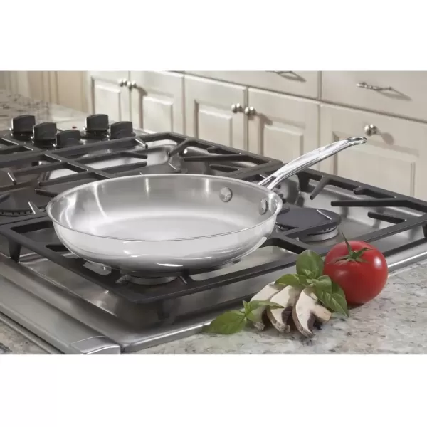 imageCuisinart 72236H Chefs Classic 14Inch Helper Handle Skillet Stainless SteelStainless Steel