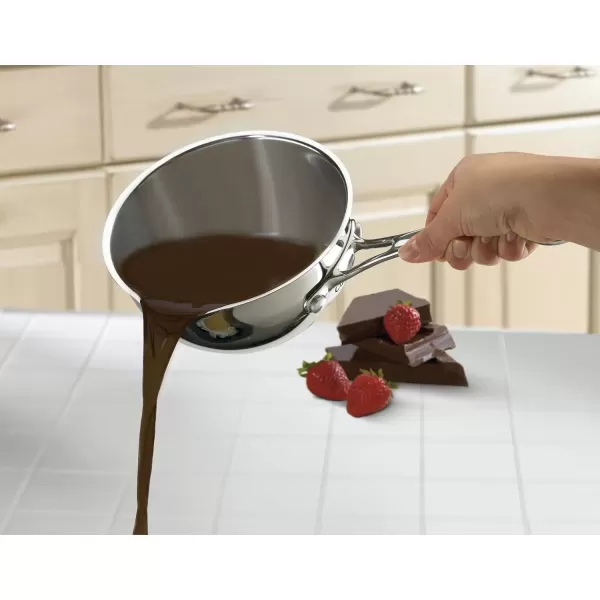 imageCuisinart 73516OP Chefs Classic Stainless 1Quart Pour SaucierSilver1Quart