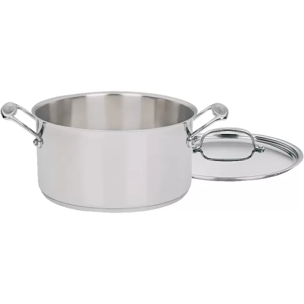imageCuisinart 74424 Chefs Classic Stainless Stockpot with Cover 6QuartSilverChefs Classic Stainless