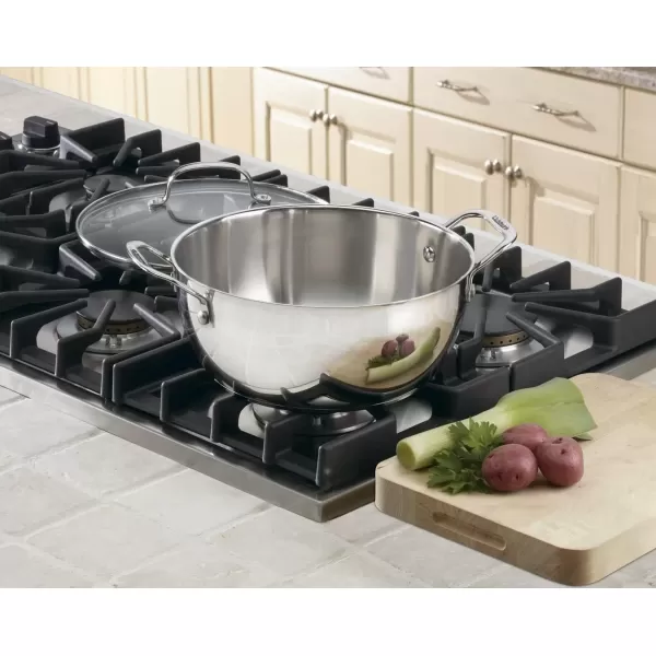 imageCuisinart 75526GD 55Quart MultiPurpose Pan ChefsClassicStainlessCookwareCollection55Quart