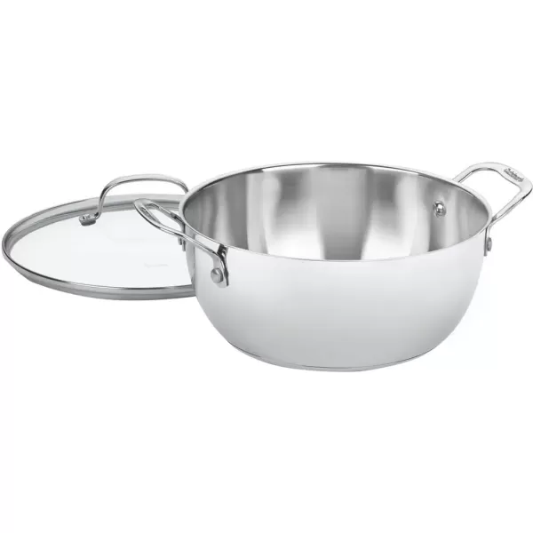 imageCuisinart 75526GD 55Quart MultiPurpose Pan ChefsClassicStainlessCookwareCollection55Quart