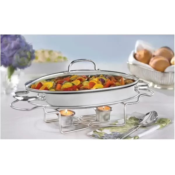 imageCuisinart 7BSR28 Stainless 11Inch Round Buffet Servers  SilverBuffet Server