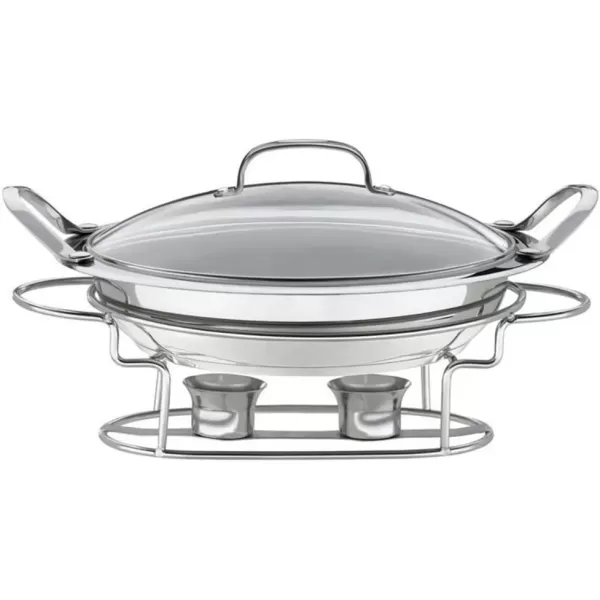 imageCuisinart 7BSR28 Stainless 11Inch Round Buffet Servers  SilverBuffet Server