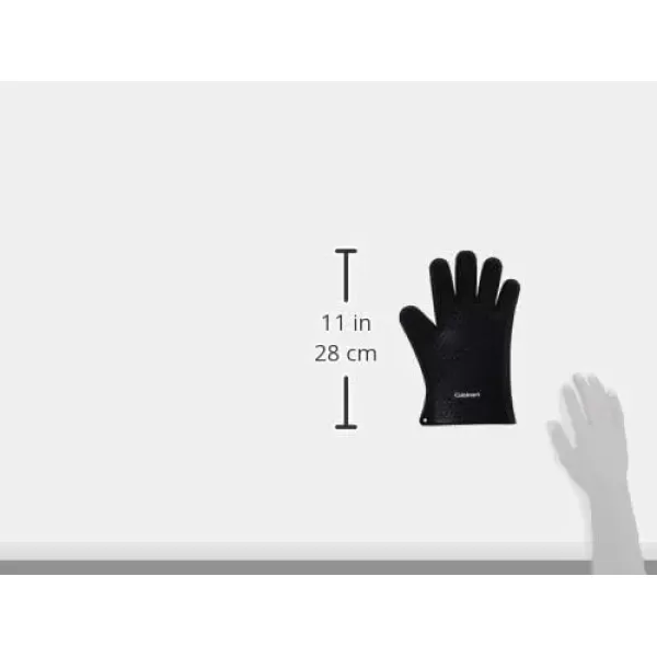 imageCuisinart CGM520 Heat Resistant Silicone Gloves Black 2Pack