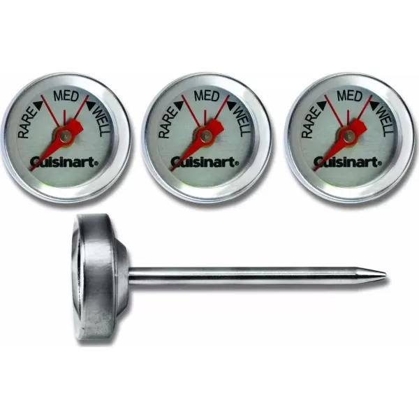 imageCuisinart CSG603 Outdoor Grilling Steak Thermometers Set of 4  Stainless Steel