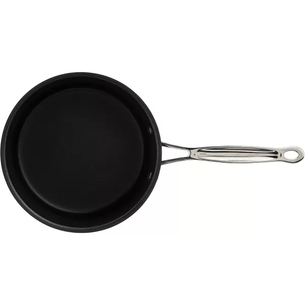 imageCuisinart Chefs Classic Nonstick HardAnodized 15Quart Saucepan with Lid BlackSaucepan wCover