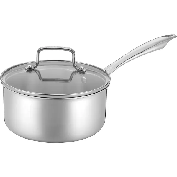 imageCuisinart Classic Pots ampamp Pans Set 10 pcs Cookware Set with Saucepans Saute pans ampamp Skillets Tapered Rims for Drip Free Pouring ampamp Cool Grip Handles Stainless Steel TPS10