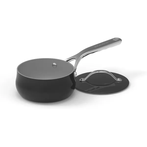 imageCuisinart Culinary Collection Nonstick 1 Qt Saucepan  Cover BlackBlack