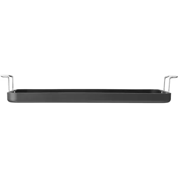 imageCuisinart Double Burner Griddle Chefs Classic Nonstick Hard Anodized Stainless Steel 65535 13Inch x 20InchDouble Burner Griddle