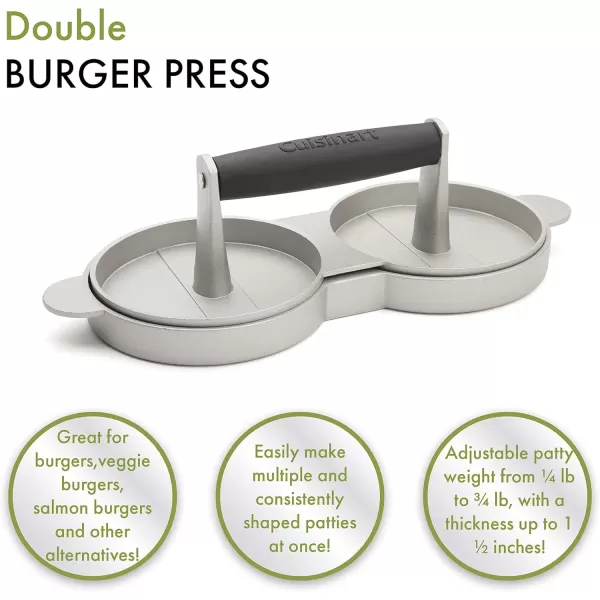 imageCuisinart CABP320 Cast Aluminum Double Burger Press
