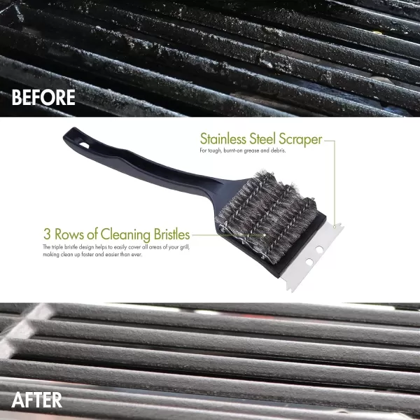 imageCuisinart CCB100 Triple Bristle Grill Cleaning BrushTriple Bristle Grill Cleaning Brush